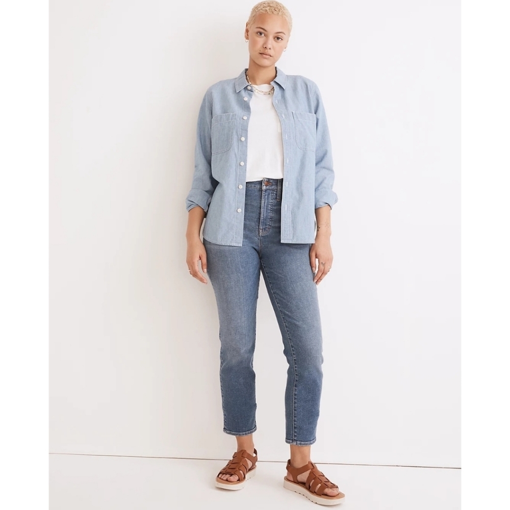 Madewell Tall Curvy Perfect Vintage Jean in Finney Wash Size 23T NWT NEW